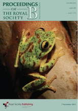 Proceedings of the Royal Society B cover